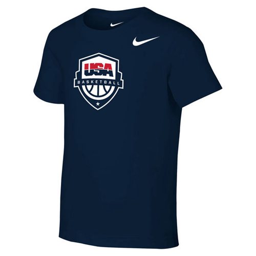 Team USA Nike Preschool Core Cotton T-Shirt Navy Team USA Nike Preschool Core Cotton T-Shirt Navy