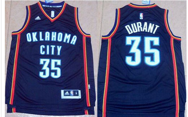 Thunder #35 Kevin Durant Black New Fashion Stitched NBA Jersey Thunder #35 Kevin Durant Black New Fashion Stitched NBA Jersey