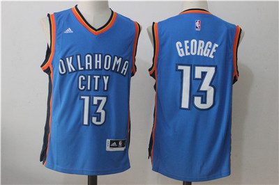 Thunder 13 Paul George Blue Swingman Jersey