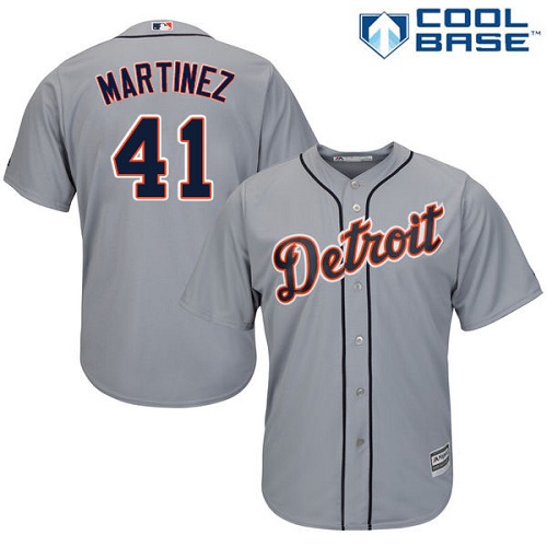 Tigers #41 Victor Martinez Grey Cool Base Stitched Youth MLB Jersey Tigers #41 Victor Martinez Grey Cool Base Stitched Youth MLB Jersey