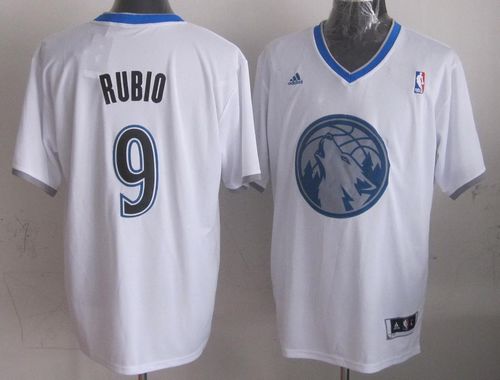 Timberwolves #9 Ricky Rubio White 2013 Christmas Day Swingman Stitched NBA Jersey Timberwolves #9 Ricky Rubio White 2013 Christmas Day Swingman Stitched NBA Jersey