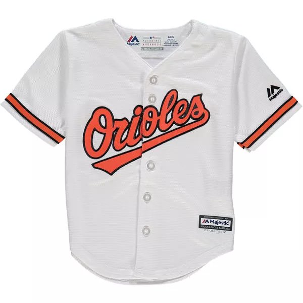 Toddler Orioles Blank White Alternate Stitched MLB Jersey