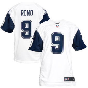 Tony Romo Dallas Cowboys Nike Youth Color Rush Game Jersey - White