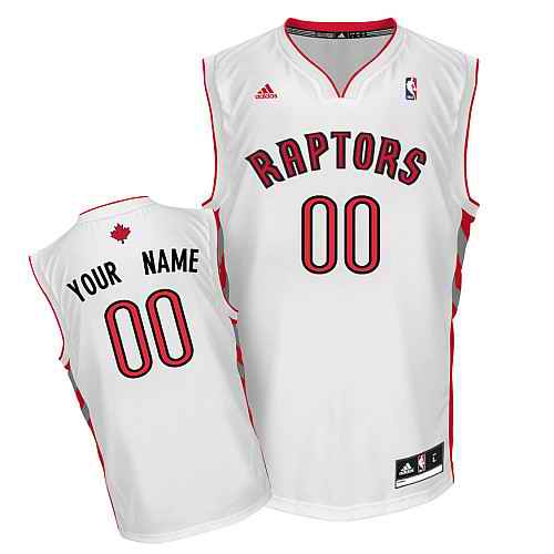 Toronto Raptors Youth Custom White Jersey