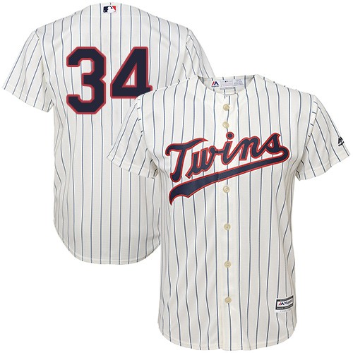 Twins #34 Kirby Puckett Cream Strip Cool Base Stitched Youth MLB Jersey Twins #34 Kirby Puckett Cream Strip Cool Base Stitched Youth MLB Jersey