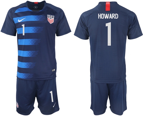 USA #1 Howard Away Soccer Country Jersey USA #1 Howard Away Soccer Country Jersey