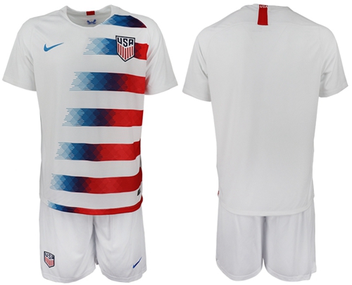USA Blank Home Soccer Country Jersey USA Blank Home Soccer Country Jersey