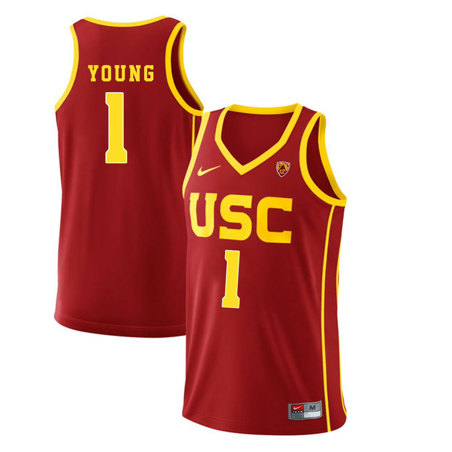 USC Trojans #1 Nick Young Red College Basketball Jersey USC Trojans #1 Nick Young Red College Basketball Jersey