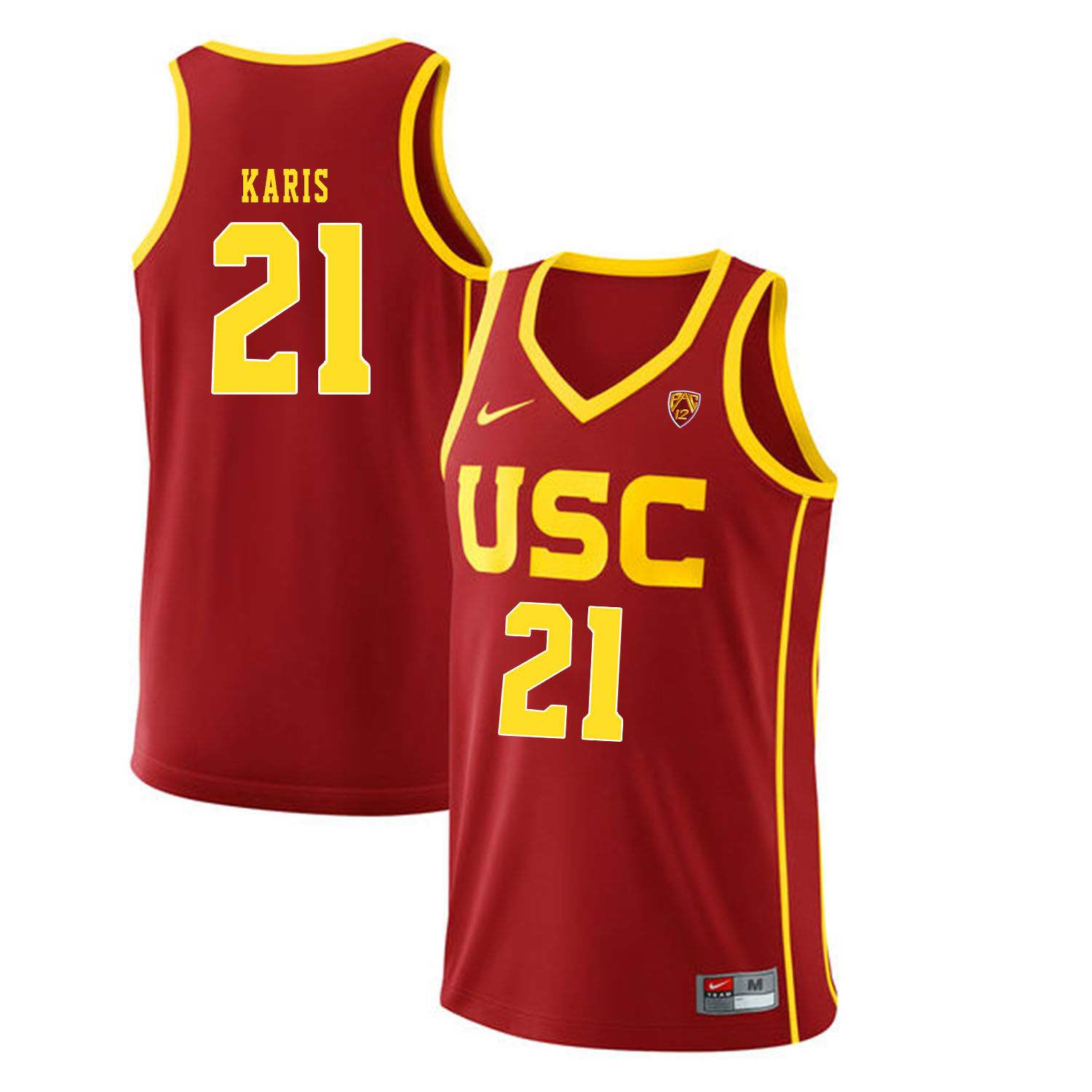 USC Trojans #21 Kurt Karis Red College Basketball Jersey USC Trojans #21 Kurt Karis Red College Basketball Jersey
