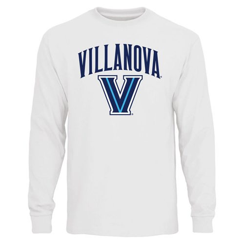 Villanova Wildcats Proud Mascot Long Sleeves T-Shirt White