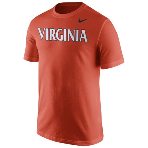 Virginia Cavaliers Nike Wordmark T-Shirt Orange
