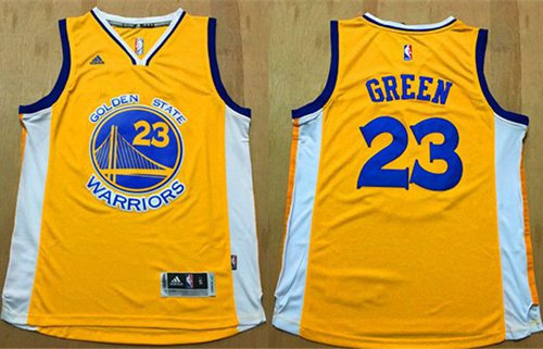 Warriors #23 Draymond Green Gold Stitched NBA Jersey Warriors #23 Draymond Green Gold Stitched NBA Jersey