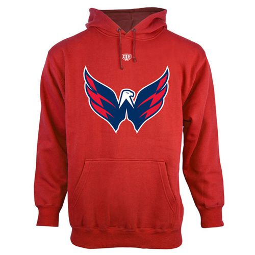 Washington Capitals Old Time Hockey Big Logo with Crest Pullover