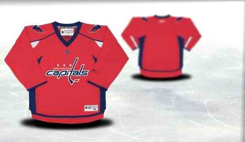 Washington Capitals Youth Customized Red Jersey
