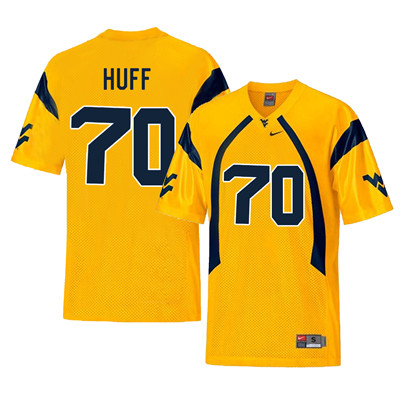 West Virginia Mountaineers 70 Sam Huff Gold College Football Jersey West Virginia Mountaineers 70 Sam Huff Gold College Football Jersey