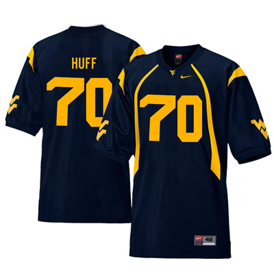 West Virginia Mountaineers 70 Sam Huff Navy College Football Jersey West Virginia Mountaineers 70 Sam Huff Navy College Football Jersey