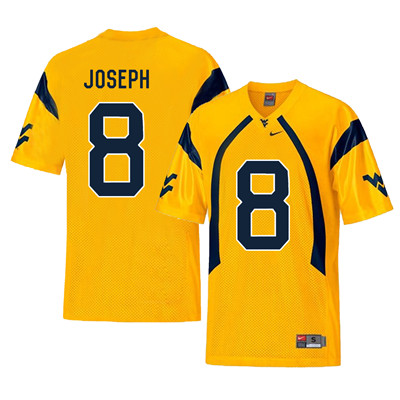 West Virginia Mountaineers 8 Karl Joseph Gold College Football Jersey West Virginia Mountaineers 8 Karl Joseph Gold College Football Jersey