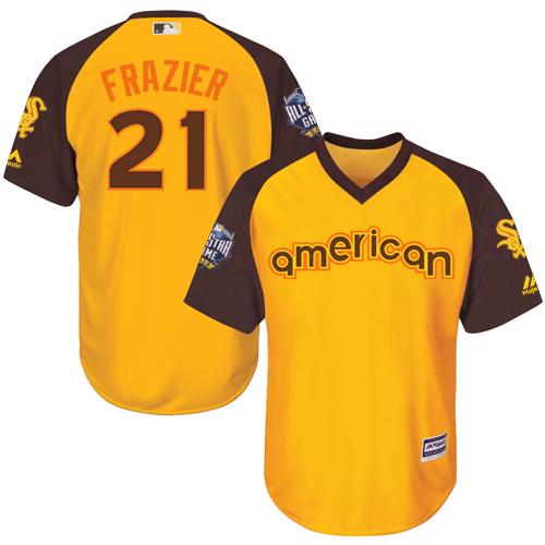 White Sox #21 Todd Frazier Gold 2016 All-Star American League Stitched Youth MLB Jersey White Sox #21 Todd Frazier Gold 2016 All-Star American League Stitched Youth MLB Jersey