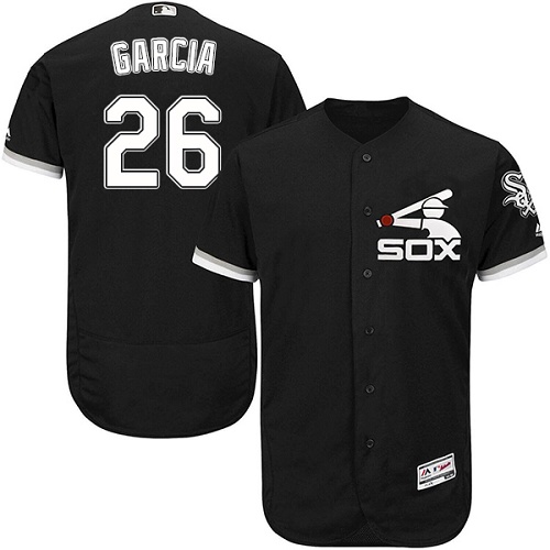White Sox #26 Avisail Garcia Black Flexbase Authentic Collection Stitched MLB Jersey White Sox #26 Avisail Garcia Black Flexbase Authentic Collection Stitched MLB Jersey