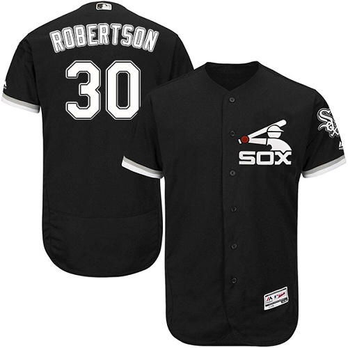 White Sox #30 David Robertson Black Flexbase Authentic Collection Stitched MLB Jersey White Sox #30 David Robertson Black Flexbase Authentic Collection Stitched MLB Jersey