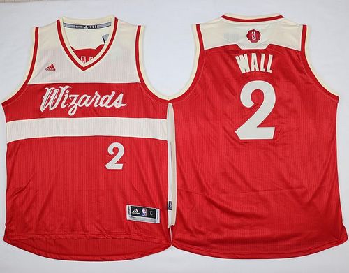Wizards #2 John Wall Red 2015-2016 Christmas Day Stitched NBA Jersey Wizards #2 John Wall Red 2015-2016 Christmas Day Stitched NBA Jersey
