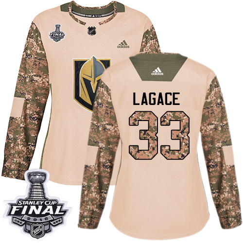Women's Adidas Golden Knights #33 Maxime Lagace Camo Authentic 2017 Veterans Day 2018 Stanley Cup Final Women's Stitched NHL Jersey Women's Adidas Golden Knights #33 Maxime Lagace Camo Authentic 2017 Veterans Day 2018 Stanley Cup Final Women's Stitched NHL Jersey