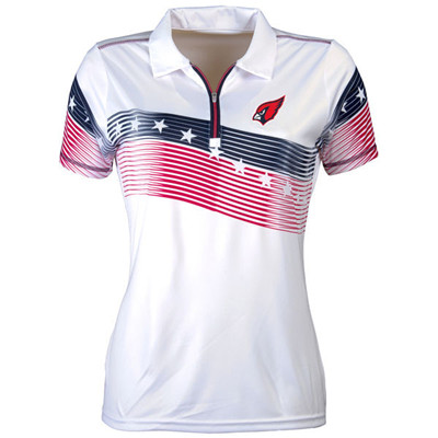 Women's Antigua Arizona Cardinals White Patriot Polo