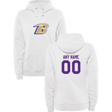 Women's Baltimore Ravens Design Your Own Pullover Hoodie Women's Baltimore Ravens Design Your Own Pullover Hoodie