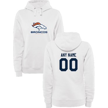 Women's Denver Broncos Design Your Own Pullover Hoodie