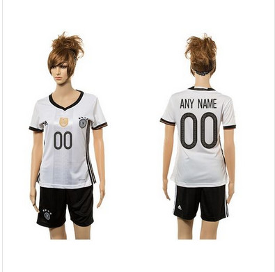 Women's Germany Personalized Home Soccer Country Jersey