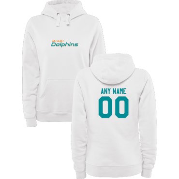 Women's Miami Dolphins Design Your Own Pullover Hoodie