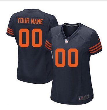 Women's Nike Chicago Bears Customized Limited Blue 1940s Throwback Alternate NFL Jersey