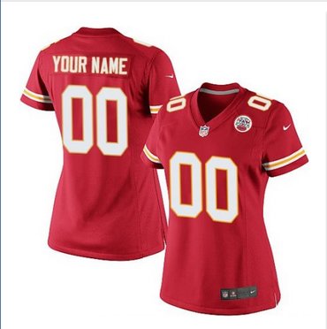 Women's Nike Kansas City Chiefs Customized Elite Red Team Color NFL Jersey