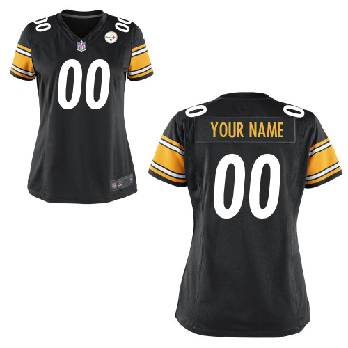Women's Nike Pittsburgh Steelers Customized Game Team Color Jersey Women's Nike Pittsburgh Steelers Customized Game Team Color Jersey