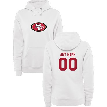 Women's San Francisco 49ers Design Your Own Pullover Hoodie Women's San Francisco 49ers Design Your Own Pullover Hoodie