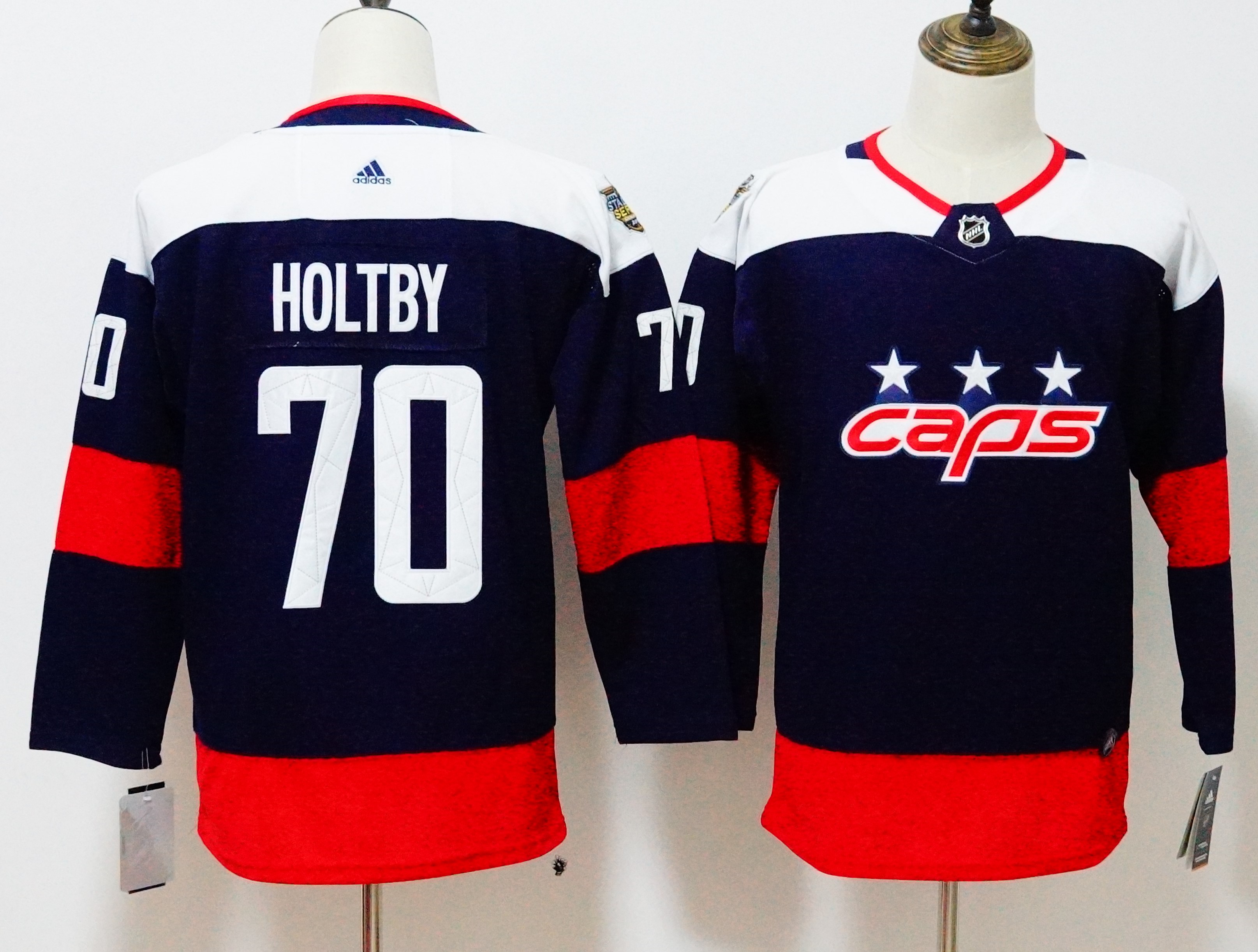 Women Adidas Capitals #70 Evgeny Kuznetsov Black Authentic Team Logo Fashion Stitched NHL Jersey (2)