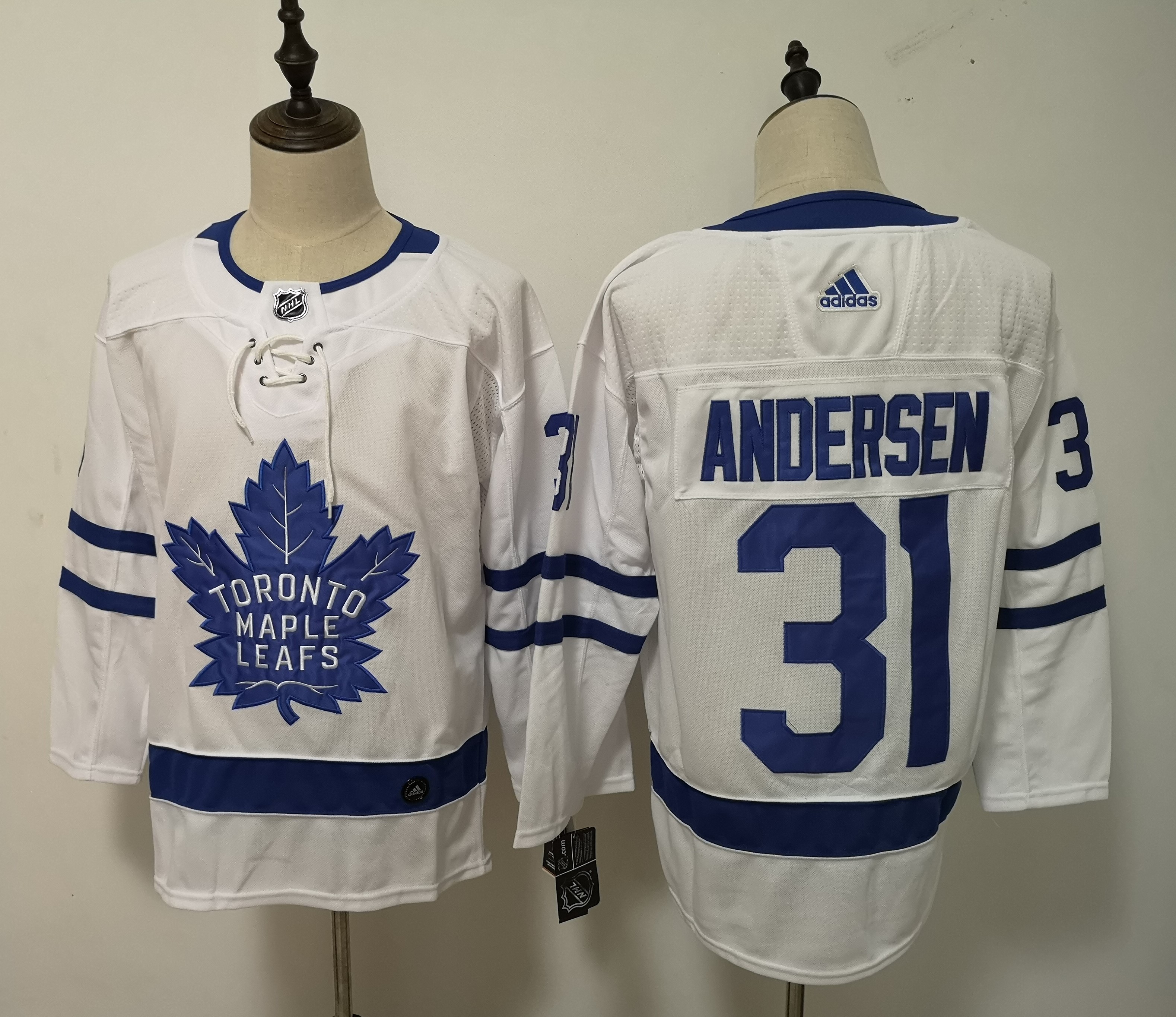 Women Adidas Maple Leafs #31 John Tavares Blue Home Authentic Drift Fashion Stitched NHL Jersey (2)