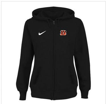 Women Cincinnati Bengals Stadium Rally Full Zip Hoodie Black Women Cincinnati Bengals Stadium Rally Full Zip Hoodie Black