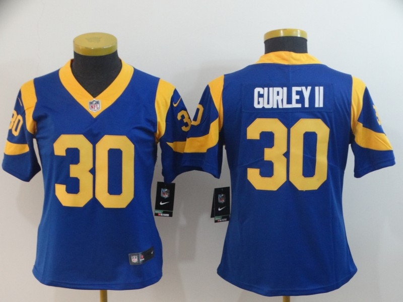 Women Nike Rams 30 Todd Gurley II Royal Women Vapor Untouchable Limited Jersey Women Nike Rams 30 Todd Gurley II Royal Women Vapor Untouchable Limited Jersey