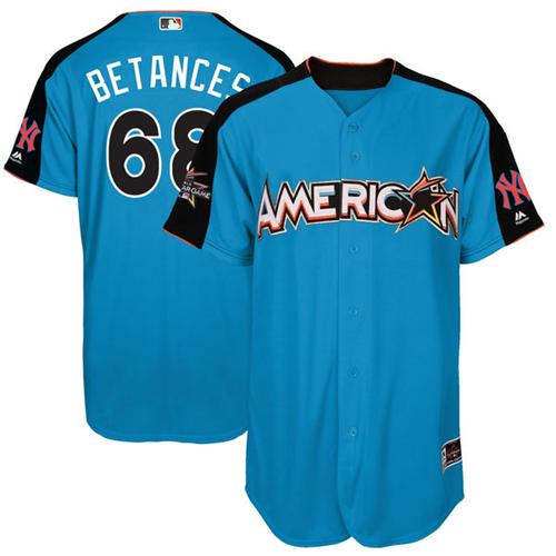 Yankees #68 Dellin Betances Blue 2017 All-Star American League Stitched Youth MLB Jersey Yankees #68 Dellin Betances Blue 2017 All-Star American League Stitched Youth MLB Jersey