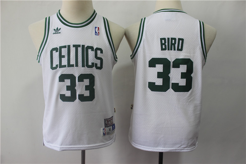 Celtics 33 Larry Bird White Youth Hardwood Classics Jersey Celtics 33 Larry Bird White Youth Hardwood Classics Jersey