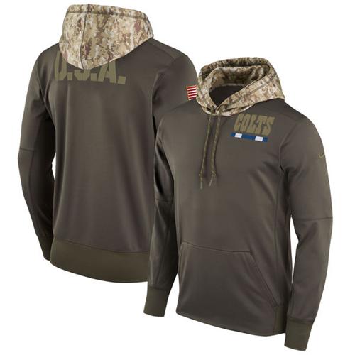 Youth Indianapolis Colts Nike Olive Salute to Service Sideline Therma Pullover Hoodie Youth Indianapolis Colts Nike Olive Salute to Service Sideline Therma Pullover Hoodie