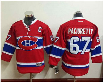 Youth Montreal Canadiens #67 Max Pacioretty Red Stitched NHL Jersey Youth Montreal Canadiens #67 Max Pacioretty Red Stitched NHL Jersey