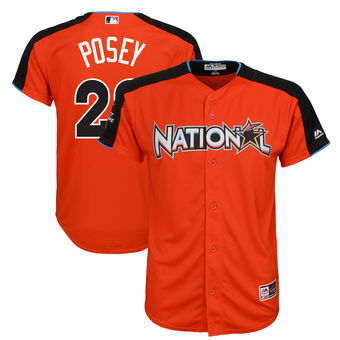Youth National League Giants Buster Posey Majestic Orange 2017 MLB All-Star Game Home Run Derby Jersey Youth National League Giants Buster Posey Majestic Orange 2017 MLB All-Star Game Home Run Derby Jersey