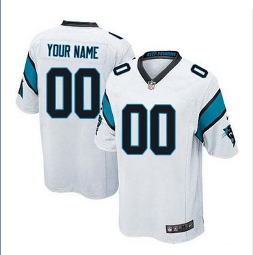 Youth Nike Carolina Panthers Customized Elite White NFL Jersey