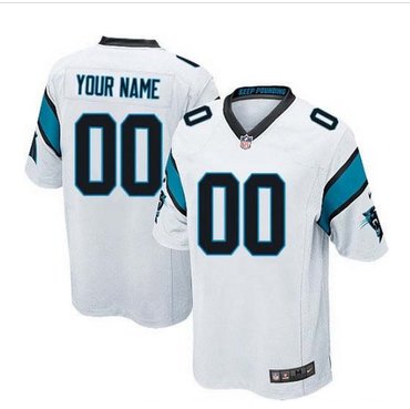 Youth Nike Carolina Panthers Customized Limited White NFL Jersey