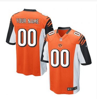 Youth Nike Cincinnati Bengals Customized Elite Orange Alternate NFL Jersey Youth Nike Cincinnati Bengals Customized Elite Orange Alternate NFL Jersey