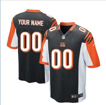 Youth Nike Cincinnati Bengals Customized Limited Black Team Color NFL Jersey Youth Nike Cincinnati Bengals Customized Limited Black Team Color NFL Jersey
