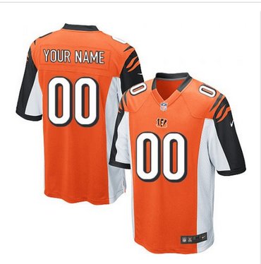Youth Nike Cincinnati Bengals Customized Limited Orange Alternate NFL Jersey Youth Nike Cincinnati Bengals Customized Limited Orange Alternate NFL Jersey