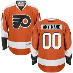 Youth Philadelphia Flyers Reebok Orange Custom Premier Jersey